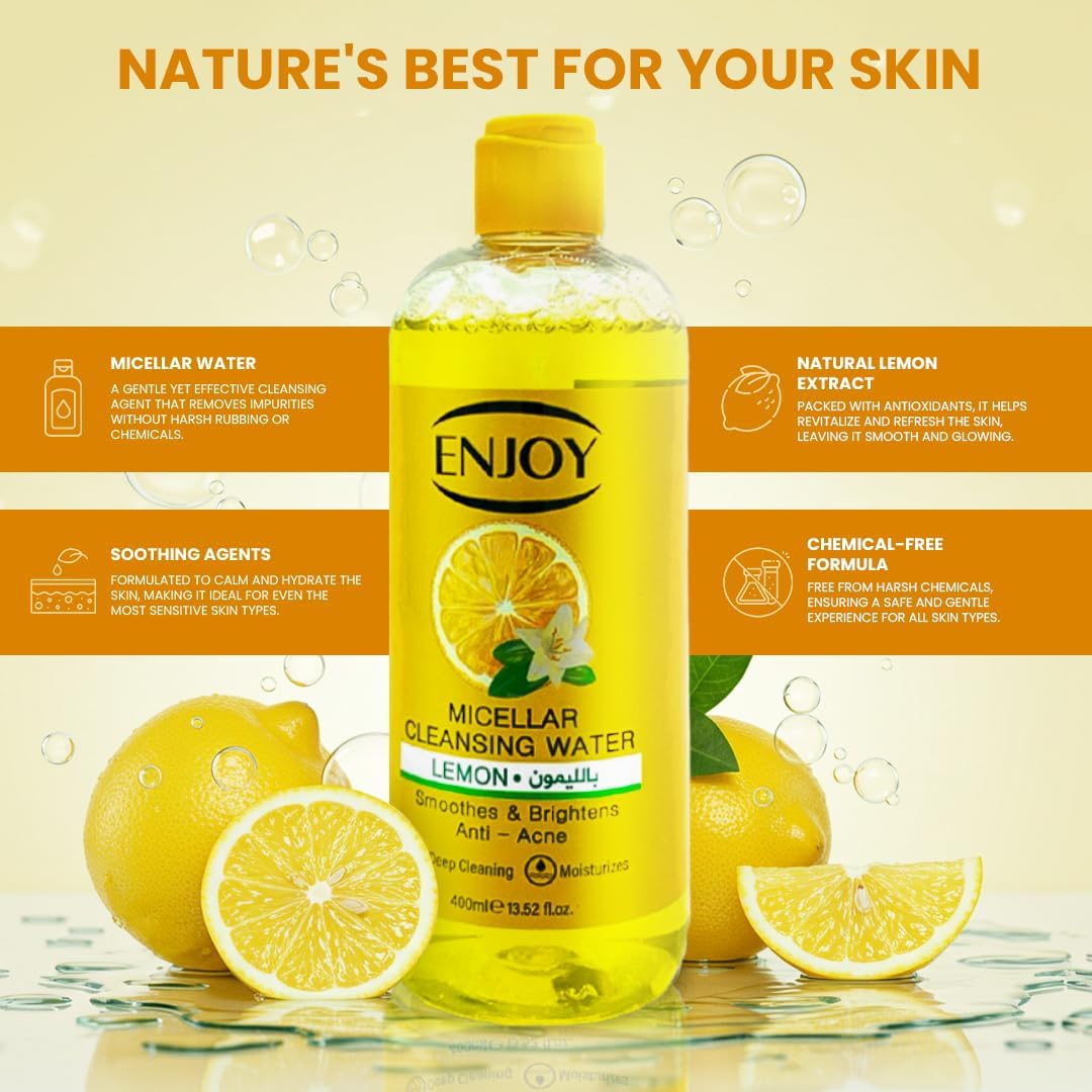 Enjoy facial micellar Lemon 400 ml