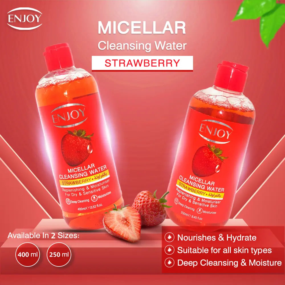 Enjoy facial micellar STRAWBERRY 400 ml