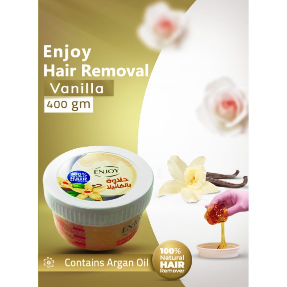 Enjoy Hair Remover with Vanilla 400 gm