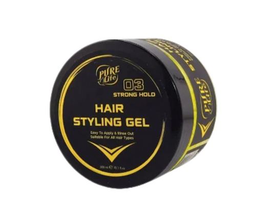 Pure Life Hair Styling Gel Strong Hold 03