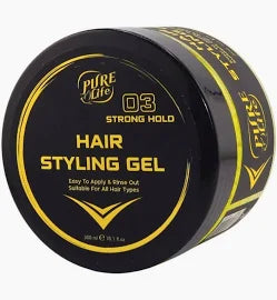 Pure Life Hair Styling Gel Strong Hold 03