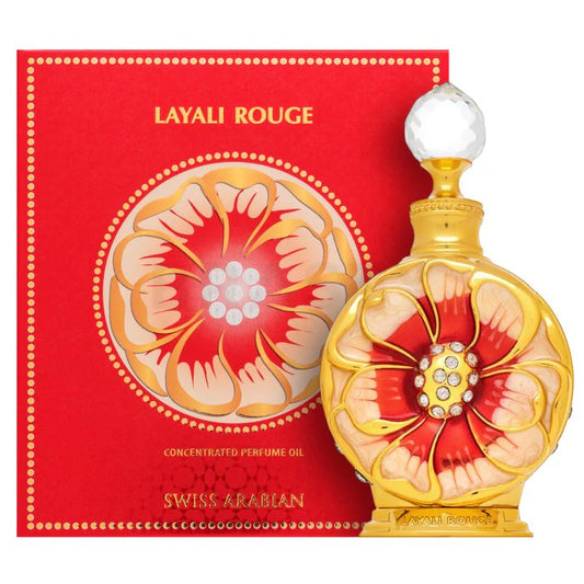 Swiss Arabian Layali Rouge  Perfume Oil 15Ml  (Tester)
